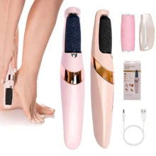 Electric Foot File - Portable Pedicure Callus Remover Exfoliator - 淺粉色 - 查看 3