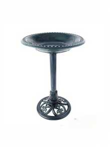 1pc Deluxe Raised Bird Feeder - Outdoor Garden Decoration Wild Bird Bathtub Shower Basin - Attractive Yard Accent With Easy Cleaning Design