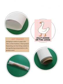 1 tấm áp phích nghệ thuật cổ điển, ngỗng hồng, vịt, áp phích nghệ thuật phông chữ trích dẫn, tranh vải canvas thú vị trang trí tường, phòng ngủ, phòng khách, phòng ăn, bếp, phòng học, phòng tắm, hành lang, quầy bar, quán cà phê, trang trí ký túc xá, quà tặng lý tưởng cho bạn bè, nghệ thuật tường, trang trí tường, trang trí nhà cửa, tranh vải canvas trang trí phòng, không khung - Nhiều màu - Xem 9