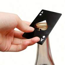 Personalized Groomsmen Proposal Gift, Bottle Openers, Will You Be My Groomsman, Ace Of Spades, Best Man, Groomsman Asking Gift, Personalized Names,Gifts For Dad,Gifts For Boyfriend - Black - View 2