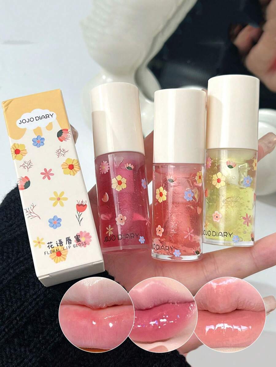 水晶果冻唇油保湿润唇膏滋润淡化唇纹 - 彩色 - 查看 1