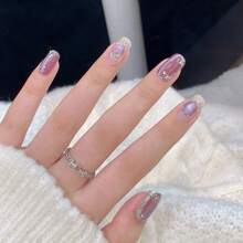 1 件 Bucilla 猫眼指甲油凝胶，10ml，紫色，新款玻璃珠小灯泡时尚亮白光疗凝胶 - 彩色 - 查看 3