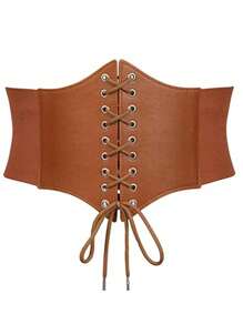 1件/2件腰套女士古风外穿全腰束腰夏季外穿腰夹纱布透气腰部瘦身腰套女士束身衣腰带用于连衣裙，腰部训练器腰部塑形用于腰部瘦身和收腹控制万圣节服装