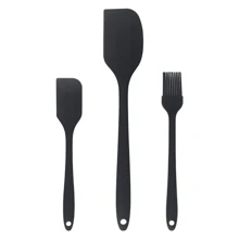 3件套现货一体式硅胶抹刀油刷3件套烘焙奶油抹刀单个蛋糕刮刀烘焙工具 - 彩色 - 查看 10