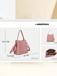 Elisabeth Bag And Backpack Versatile Women's Bags Crossbody Bag Shoulder Underarm Bag Small Tote Bag - 卡其色 - 查看 4
