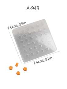 1pc Sakura, Five-Pointed Star, Snowflake, Cat Paw Shaped Silicone Mold DIY Wax Seal, Candle Decoration