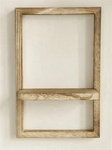 1/2pcs, Storage Rack Storage Rack Paulownwood Wooden Door Frame Type Wall Hanging Flower Pot Storage Rack, Simple Home Bedroom Decoration - Multicolor - View 11