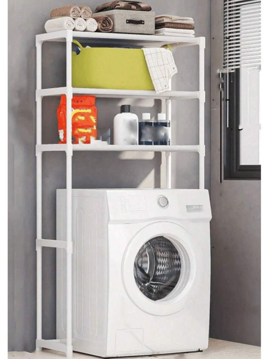 Christmas Shelves Organizer Shelf For Laundry Washing Machine Rack Easy Assembly Metal - 彩色 - 查看 1