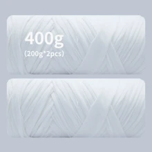 400g (200g*2), 2 Packs High Elastic Cord Yarn, Suitable For Handmade Weaving Bags, Baskets, Carpets, Shoes, Home Decor And DIY Crafts - Multicolor - View 27