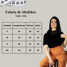Women's Basic Minimalist Chic Casual Turtleneck T-Shirt Kit - 彩色 - 查看 3