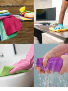 Kit With 5 Microfiber Cloths 28x28 For Domestic And Automotive Use - Kit C/ 5 Panos 28x28 (NS-3340) (2 Kits) - View 3