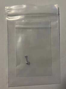 1 Stück medizinische Grad hypoallergene Titan-Stahl flacher Stift, extern mit Gewinde, kugelförmiger 20G/18G Ohrstecker für Knorpel, Augenbraue, Grübchen, 316L Piercing Schmuck, Lippen Ring, Zungenstecker