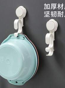 Christmas Multipurpose Hook Suction Cup For Bathroom Hanger Removable Wall Mount Self Adhesive - 彩色 - 查看 3