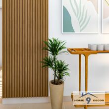 Kit 15 Decorative Self-Adhesive Slatted Panel Wall Covering - tự do - Xem 4