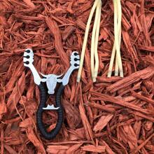 1 件户外射击弹弓狩猎精准射击远程射击鱼射击鸟类户外游戏包括 1 袋约 95 个泥球 - 黑色 - 查看 3