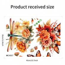 1 miếng dán tường in hình nắp bồn cầu hình bướm tulip thanh lịch, miếng dán trang trí phòng tắm chống thấm nước, miếng dán, miếng dán tường, miếng dán vinyl để trang trí nhà cửa, vật dụng trang trí mùa xuân làm mới ngôi nhà của bạn, miếng dán trang trí lễ hội quà tặng sinh nhật tốt nghiệp - Nhiều màu - Xem 13