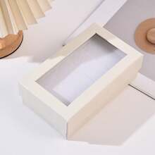 Rose Flower Watch, Bracelet, Necklace Jewelry Gift Box Set, Transparent Top Bottom Lid Gift Box With Window, Suitable For Birthday, Mother's Day Gifts For Mom, Girlfriend - Multicolor (including Roses) - View 5