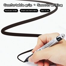 Weiße/schwarze Acryl-Pinselstift-Marker, gerade Flüssigspitze Soft-Tip Malset zum Zeichnen von Graffiti und Manga