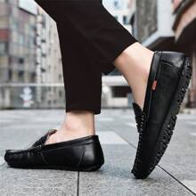 Herren Mode Loafer, weich, leicht, bequem, schlichte Stil Lässig Slip-On Fahrschuhe, atmungsaktiv rutschfest