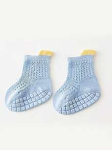 1/3/6 Đôi Tất Chống Trượt Thoáng Khí Có Chấm Bi Silicon Cho Trẻ Mới Biết Đi, Tất Đi Sàn Cho Trẻ Sơ Sinh Tập Đi - Nhiều màu - Xem 9