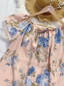 Women's Fashion  Blouse - 淺粉色 - 查看 2