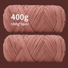 400g (200g*2), 2 Packs High Elastic Cord Yarn, Suitable For Handmade Weaving Bags, Baskets, Carpets, Shoes, Home Decor And DIY Crafts - Multicolor - View 44