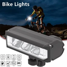 LED Mountain Bike Lights Rechargeable Bicycle 2000MAH LED Torch MTB Front Lamp - Black - View 1