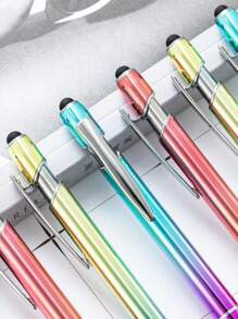 5/20/50/80 unidades Bolígrafos de bola de color degradado surtido, personalizables, pedido para días laborables, principales festividades, vuelta al colegio, útiles escolares