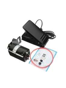 Motor + Pedal Domestic Sewing Machine 1 Year Warranty Singer Elgin Vigorelli Straight And Zig Zag 110 And 220v - màu đen - Xem 4