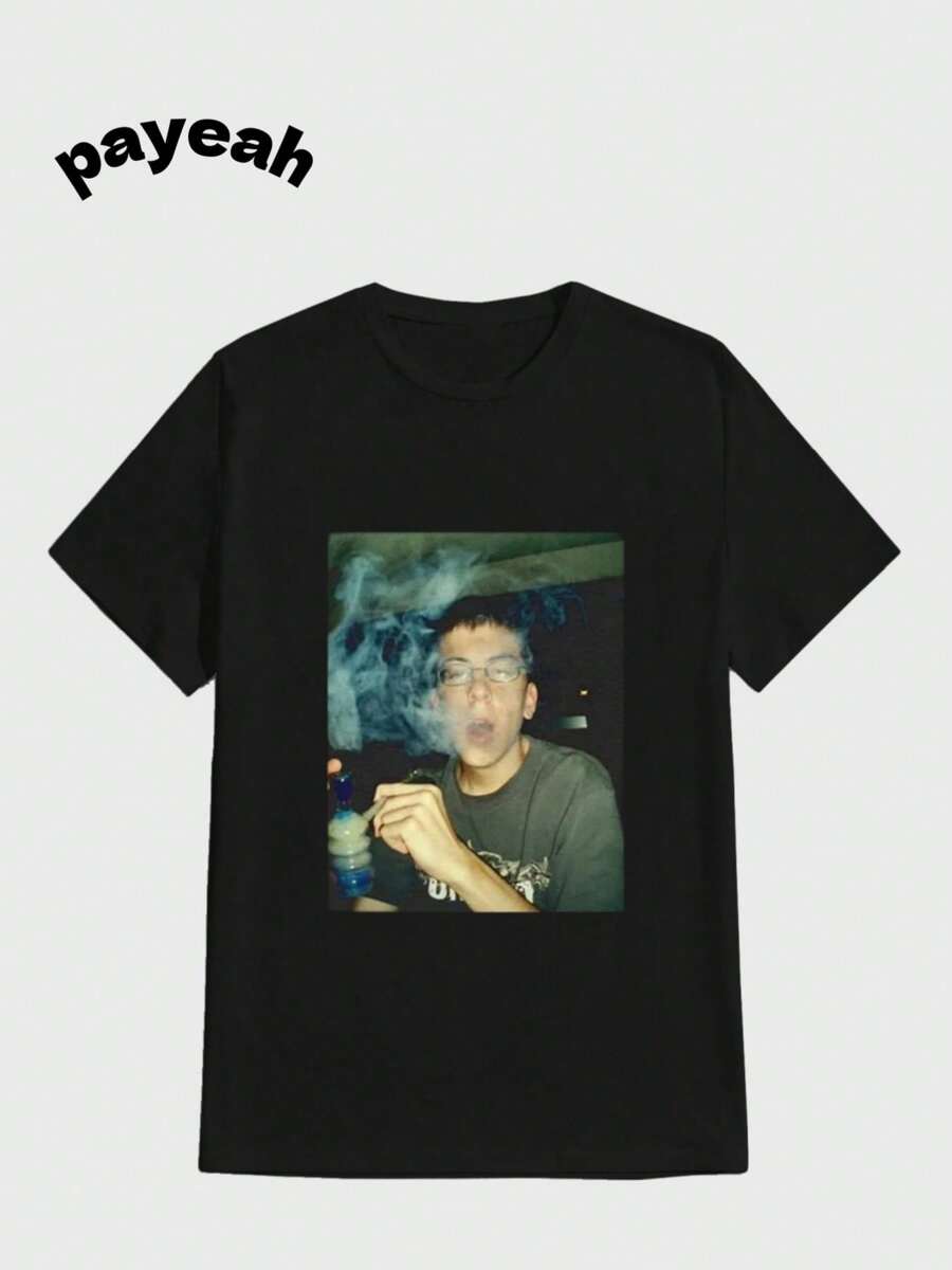 Payeah Mclovin Smoking Casual Digital Print Pure Heavy Cotton T Shirt ...