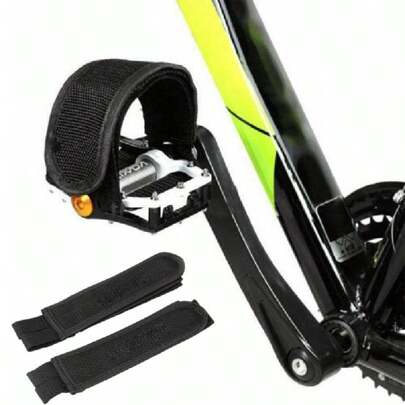 1 par de correas para pedales de bicicleta, correas de fijación para pedales de bicicleta, clips para pedales de bicicleta ligeros, accesorios para bicicleta