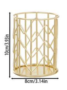 1 pieza Soporte para brochas de maquillaje con forma de diamante, organizador de escritorio de arte de hierro para el hogar, divisor de cajones, organización, perfume, organizador de perfume, dormitorio, organizador, almacenamiento, baño, estante de almacenamiento, organización, productos para la piel, organizador de maquillaje > giratorio, almacenamiento de cosméticos, habitación, joyero, organizador de joyas, organizador de joyas, organizador de maquillaje, organizador de maquillaje, almacenamiento, soporte de maquillaje, soporte de brochas de maquillaje, cosas de tocador, para vacaciones en la playa, colección de baño, colección de dormitorio, gran capacidad