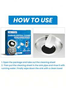 Sink Cleaning Tablets, Kitchen Dishwashing Tub Cleaner For Removing Grease, Dirt, And Unblocking Pipes, Random Assortment - Solid State - View 5