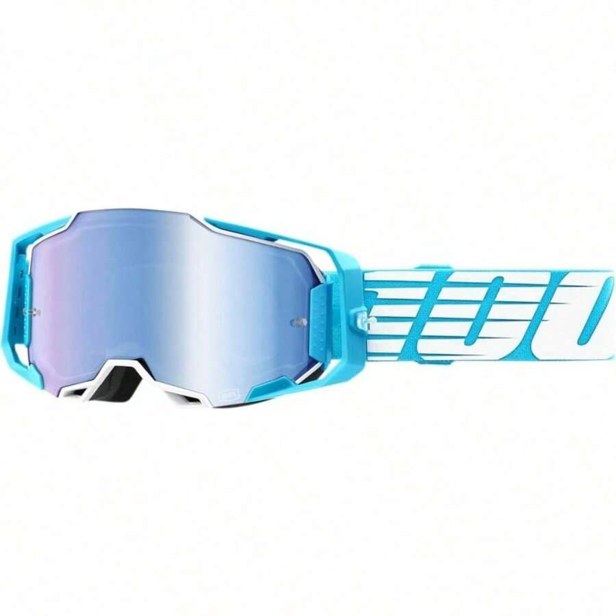 ARMEGA Premium Protective Goggle (Oversized Sky - Mirror Blue Lens) - 超大天空-鏡面藍_lens - 查看 1