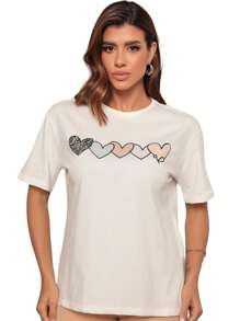 AMG Women's Printed T-Shirts - Kem - Xem 4