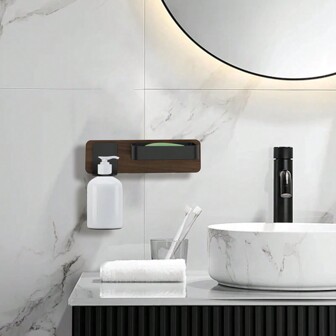 1pc Luxury Bathroom Toothbrush Holder, Toothbrush Cup, Electric Toothbrush Stand