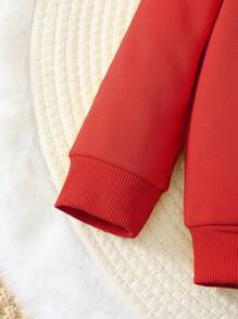 BrownBark 卡通圣诞老人、雪花、越野车和圣诞树图案套头衫，年轻男孩春秋装，完美的圣诞礼物