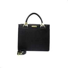 Women's Crossbody Castle Bag - 黑色 - 查看 2