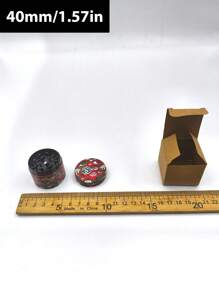 BROS 1 pieza, Molinillo de especias de 1.57''/2.5'', Molinillo de especias de dibujos animados, Molinillo creativo, Molinillo de metal para la cocina, Molinillos de especias, Triturador de especias multifuncional, Utensilios de cocina, Suministros de cocina, Regalos de Navidad, Regalos - Multicolor - Ver 10