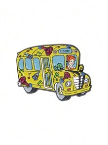 1pc Hard Enamel Needle Colored Car Brooch Lapel Badge Jewelry Gift For Friends - Multicolor - View 11