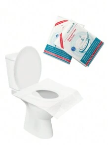 [Quantité]/Pièces Housses de siège de toilette jetables, solubles dans l'eau, convenant pour le voyage et l'utilisation dans les toilettes publiques. Décoration de salle de bain pour l'été