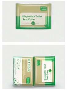 [Quantité]/Pièces Housses de siège de toilette jetables, solubles dans l'eau, convenant pour le voyage et l'utilisation dans les toilettes publiques. Décoration de salle de bain pour l'été