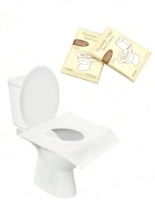 [Quantité]/Pièces Housses de siège de toilette jetables, solubles dans l'eau, convenant pour le voyage et l'utilisation dans les toilettes publiques. Décoration de salle de bain pour l'été