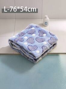 Coperta per cani adatta per cani e gatti, coperta per letto di cani con stampa di amore carina, coperta in pile morbida e calda per animali domestici, sottile e versatile per tutte le stagioni, adatta per cani di piccola e media taglia, gatti e porcellini d'india di varie dimensioni