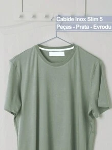 5 Piece Set Stainless Steel Hangers Versatile Elegant Closet Organizer - Bạc - Xem 1