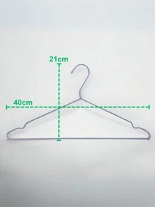 5 Piece Set Stainless Steel Hangers Versatile Elegant Closet Organizer - Bạc - Xem 4