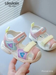Nuovi sandali sportivi con fascia elastica per bambine e neonati, con suola morbida e antiscivolo, scarpe minimaliste e versatili per bambini e bambine, leggere e comode, per l estate