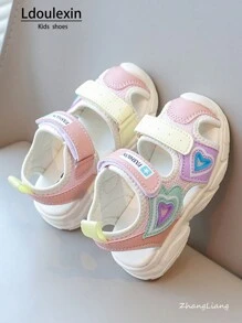 Nuovi sandali sportivi con fascia elastica per bambine e neonati, con suola morbida e antiscivolo, scarpe minimaliste e versatili per bambini e bambine, leggere e comode, per l estate