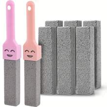 Pumice Stone Cleaning Stone With Replaceable Handle Toilet Cleaner Hard Water Ring Remover For Bathroom/Pool/Kitchen/Home Cleaning - Pink - View 10