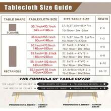 1pc Clear PVC Plastic Tablecloth, Transparent Oil-Proof Wiping Clean Table Cover, Foldable For Dining Table, Party And Camping Table Protection, Home Kitchen Decoration, Can Be Cut To Fit - Transparent - View 4